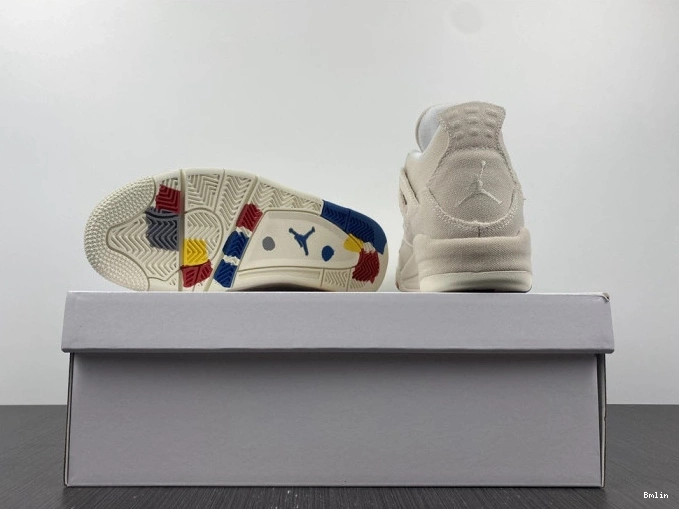 Bmlin Jordan 4 Retro Blank Canvas DQ4909-100 (W) 0718